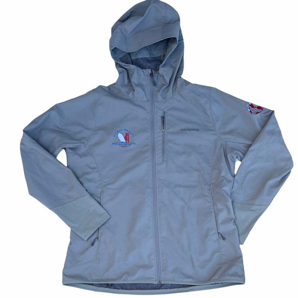 Patagonia Grey Womens Levitation Hooded Jacket Sz XL